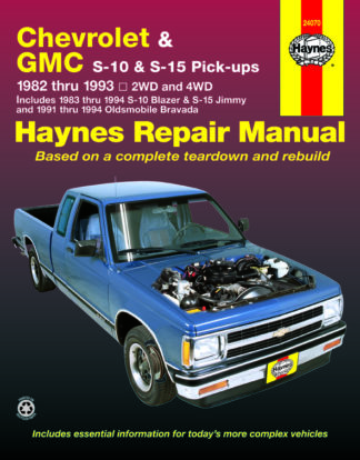 Haynes reparationshandbok - Chevrolet S-10 and GMC S-15 Pick-ups, and Olds Bravada