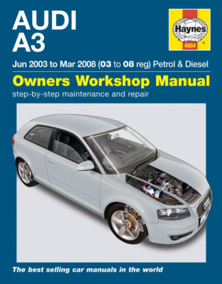 Haynes reparationshandbok Audi A3 (03 - 08) från Haynes Publishing.